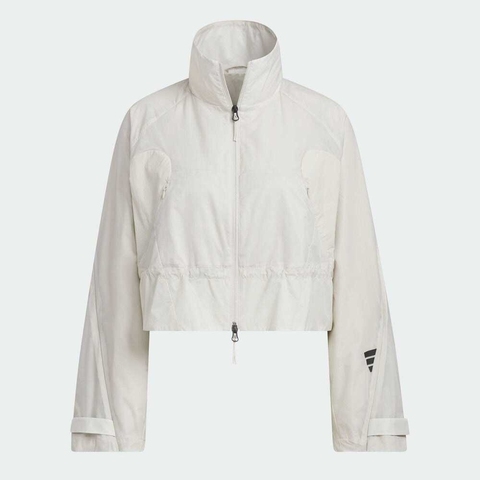 adidas阿迪达斯2025女子FUSTL W JKT梭织连帽外套JM4272