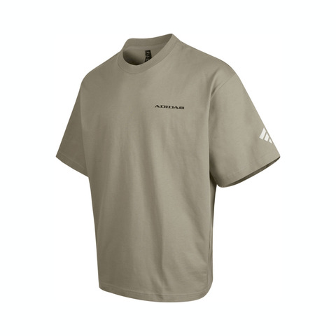 adidas阿迪达斯2025男子FUSTL GFX TEE S针织无领短TKC8496