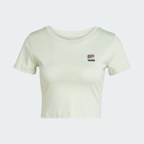 adidas阿迪达斯2025女子W CAT T 2针织无领短TJV8513