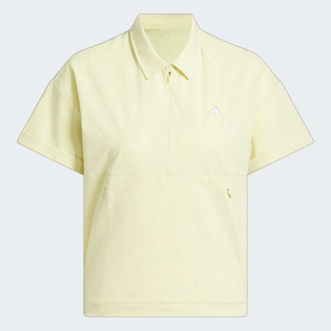 adidas阿迪达斯2025女子W GO-TO SS LYR针织有领短TJE7311