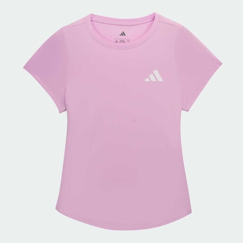 adidas阿迪达斯2025女大童SS T GIRL针织无领短TKG3140