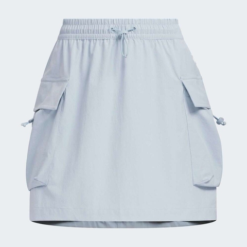 adidas阿迪达斯2025女子FUSTL W CAR SKT梭织短裙KC3775