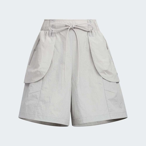 adidas阿迪达斯2025女子FUSTL WV SHORT梭织短裤KE9577