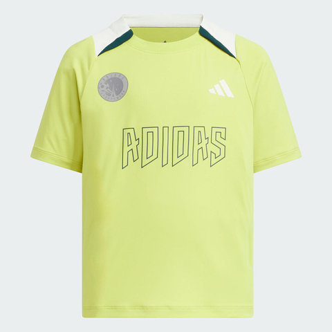 adidas阿迪达斯2025男小童LK BTS TEE SS针织无领短TKF4953