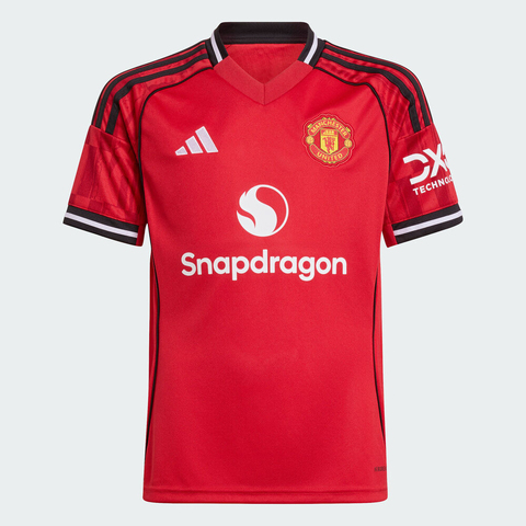 adidas阿迪达斯2025男大童MUFC H JSY Y针织无领短TJP3013