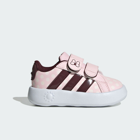 adidas阿迪达斯2025女婴童GRAND COURT MINNIE CF I女训童装JR8131