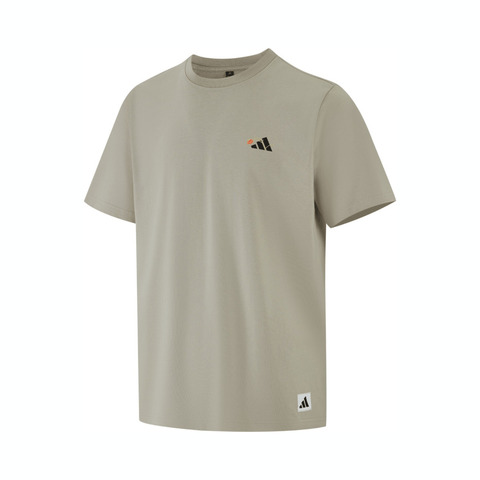 adidas阿迪达斯2025男子GFX SPORTS TEE2针织无领短TKC2867