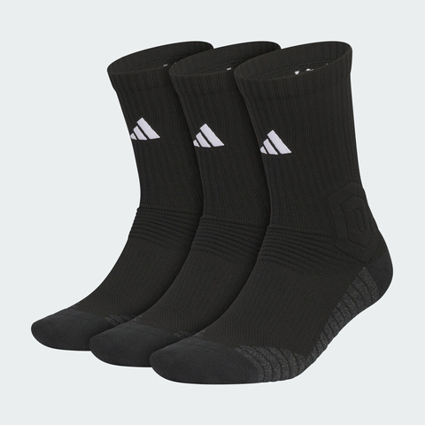 adidas阿迪达斯2025中性SLCT CRW 3.0 3P长袜优惠装KE7806