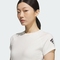 adidas阿迪达斯2025女子FUSTL W TEE SS2针织无领短TKC3771