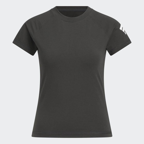 adidas阿迪达斯2025女子FUSTL W TEE SS2针织无领短TKC3770