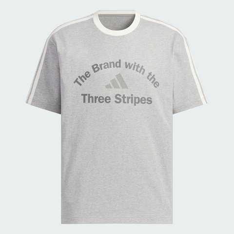 adidas阿迪达斯2025男子GFX TEE2针织无领短TKF2479