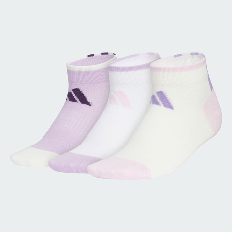 adidas阿迪达斯2025女大童ANK SOCK 3PP中袜优惠装KC2744