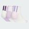 adidas阿迪达斯2025女大童ANK SOCK 3PP中袜优惠装KC2744