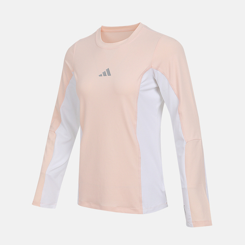 adidas阿迪达斯2025女大童JG PEF LS TEE针织无领长TKG6605