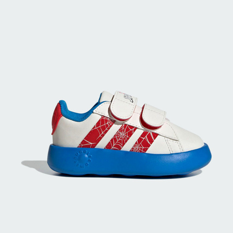 adidas阿迪达斯2025男婴童GRAND COURT SPIDER-MAN CF I男训童装JQ8072