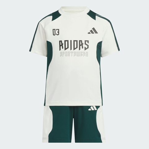 adidas阿迪达斯2025男小童LK BTS TEE SET短袖套服KC5980