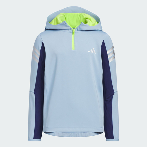 adidas阿迪达斯2025男大童JK PE KN HDY针织连帽卫衣KC2519