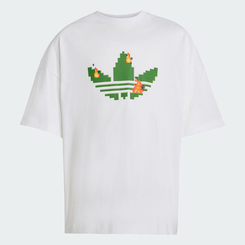 adidas阿迪达斯2025男大童TEE针织无领短TJW5326