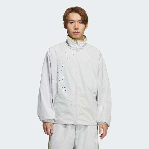 adidas阿迪达斯2025男子FUSTL M WV JKT1梭织无帽外套KC6064