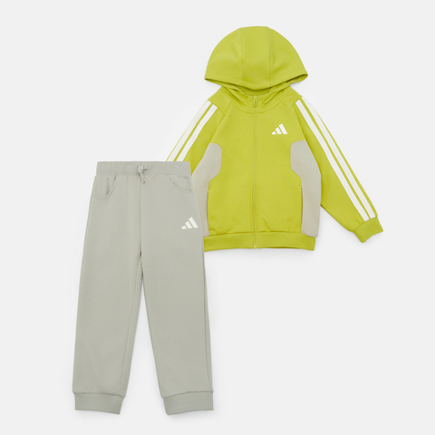 adidas阿迪达斯2025男小童LK BTS FZHD SET长袖套服KF4956