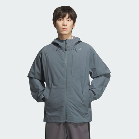 adidas阿迪达斯2025男子WUZONG YU JKT梭织连帽外套KB7319