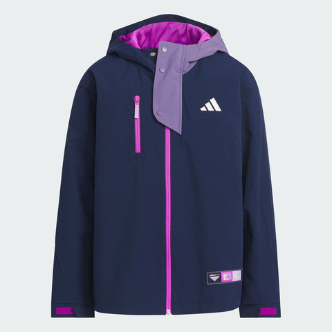 adidas阿迪达斯2025女大童JK WV JKT梭织连帽外套KC0199