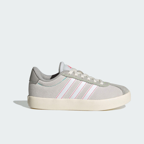 adidas阿迪达斯2025女大童VL COURT 3.0 K女训童装JS3491