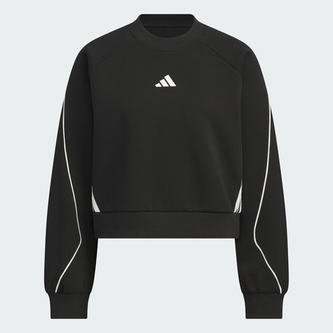 adidas阿迪达斯2025女子STADIUM CREW针织无帽卫衣KC0013