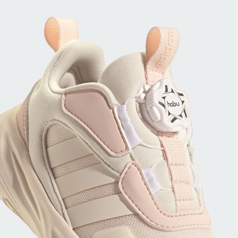 adidas阿迪达斯2025女小童OZELLE HABU K女训童装HP3623