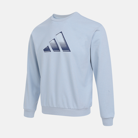 adidas阿迪达斯2025男大童JK KN CREW针织无帽卫衣KS0644