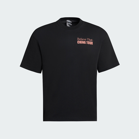 adidas阿迪达斯2025男子AE CN TOUR TEE针织无领短TKS2338