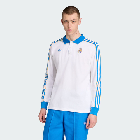 adidas阿迪达斯2025男子REAL ICON POLO针织有领短TJN3065