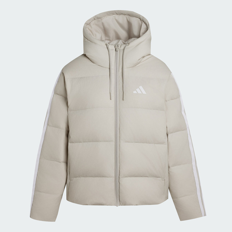 adidas阿迪达斯2025女子W ESS 3S P D HO厚羽绒服-短KH3979