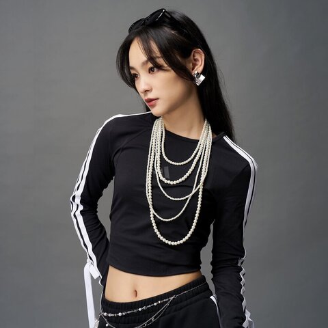 adidas阿迪达斯2025女子DANCE LS TEE1针织无领长TKG3862