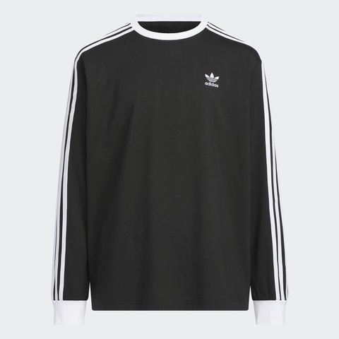 adidas阿迪达斯2025男大童JK LS TEE针织无领长THY2198