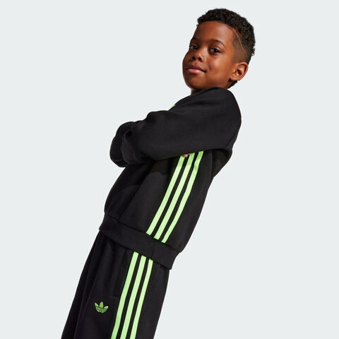 adidas阿迪达斯2025男小童CREW SET长袖套服JX0546