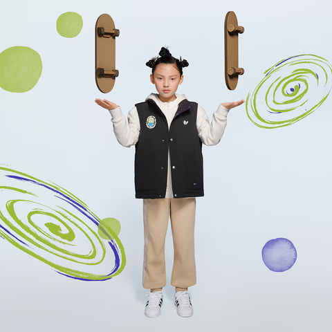 adidas Originals阿迪三叶草2025男大童JK TS KN PANT针织长裤KF7349