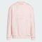 adidas阿迪达斯2025女大童JK WARM FL CREW针织无帽卫衣KT3308