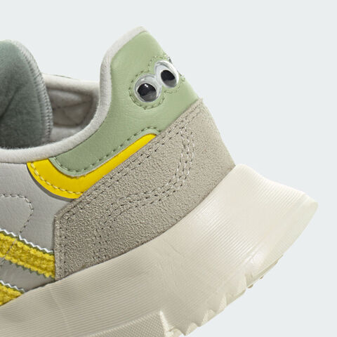 adidas阿迪达斯2025女小童RETROPY F2 CF EL C三叶草童装JS2471