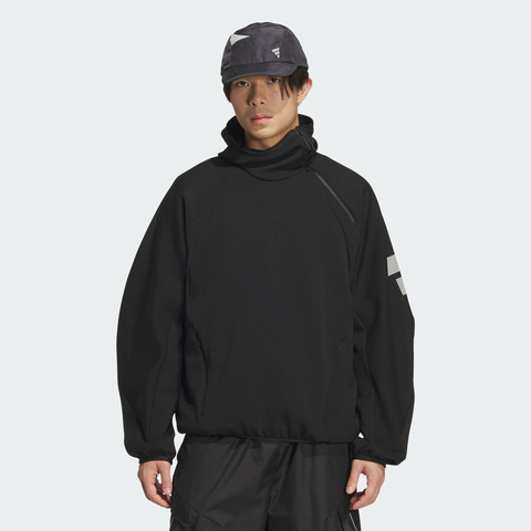 adidas阿迪达斯2025男子FOS M DK SWT HD针织连帽卫衣KS0052