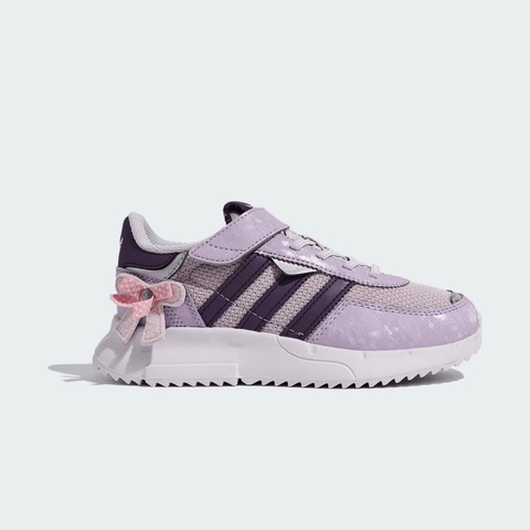 adidas阿迪达斯2025女小童RETROPY F2 CF EL C三叶草童装KJ7598
