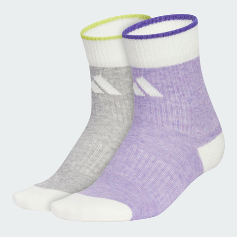 adidas阿迪达斯2025男大童WINT CREW 2PP中袜优惠装KC2752