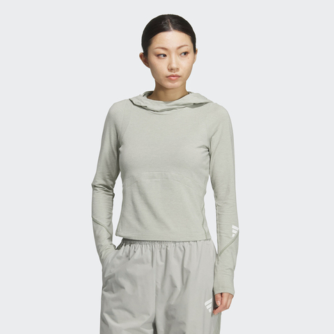 adidas阿迪达斯2025女子FUSTL W LS TEE针织有领长TKC5804