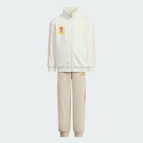 Adidas Kids阿迪儿童2025女小童LK KN TT SET长袖套服KV6979