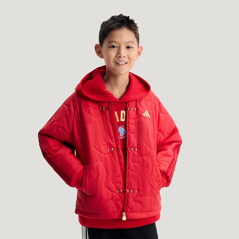Adidas Kids阿迪儿童2025男大童JB 3S PAD JKT厚棉服KV6914