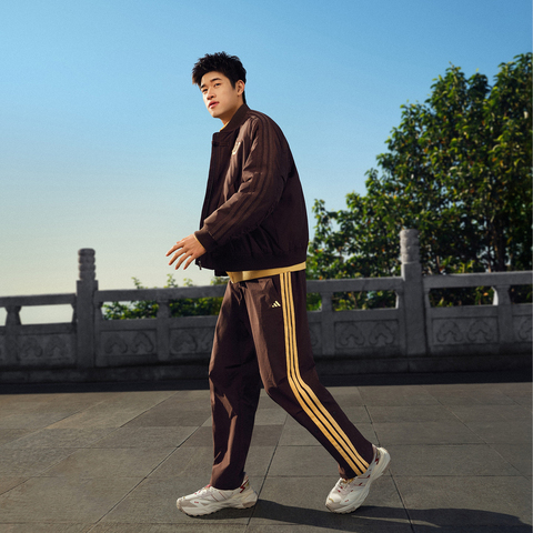 adidas阿迪达斯2025男子NYR 3S WV PNT梭织长裤KE4063