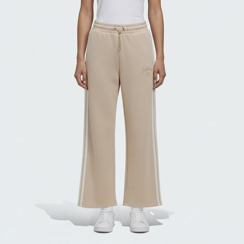 adidas阿迪达斯2025女子NYR WIDE KN PNT针织长裤KH2703