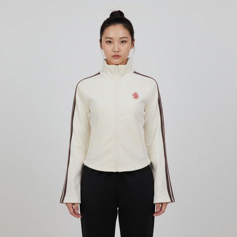 adidas阿迪达斯2025女子NYR WARM JKT2针织无帽外套KG3456