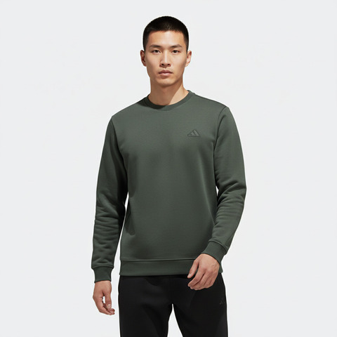 adidas阿迪达斯2026男子TH MH SWT针织无帽卫衣KR2506