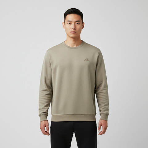 adidas阿迪达斯2026男子TH MH SWT针织无帽卫衣KR2505